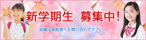 新年度生募集中！